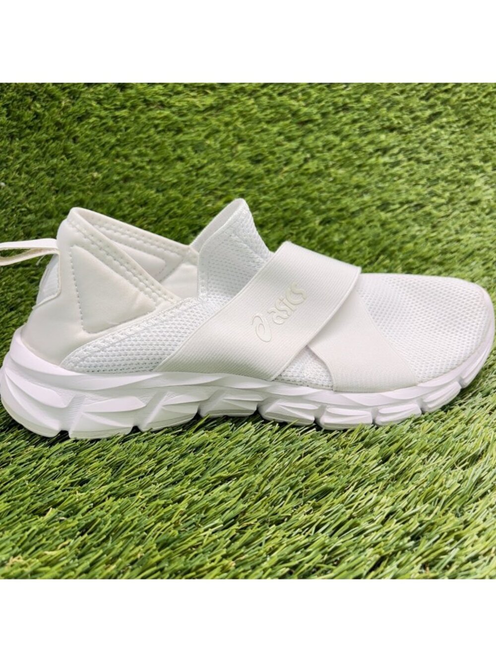 Asics Quantum Lyte Womens Size 8.5 White Athletic Running Slip-On Shoes Sneakers